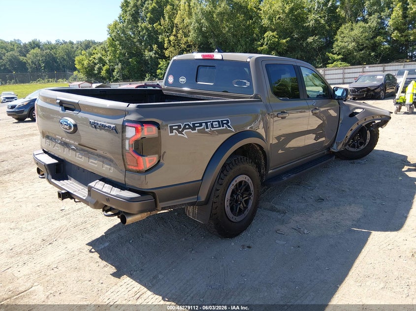 2025 Ford Ranger VIN 1FTER4LR0SLE37222 IAAI salvage auction — RIGHT FRONT, Salvage Title, sold $27,250 on 2026-07-30 (photo 4)