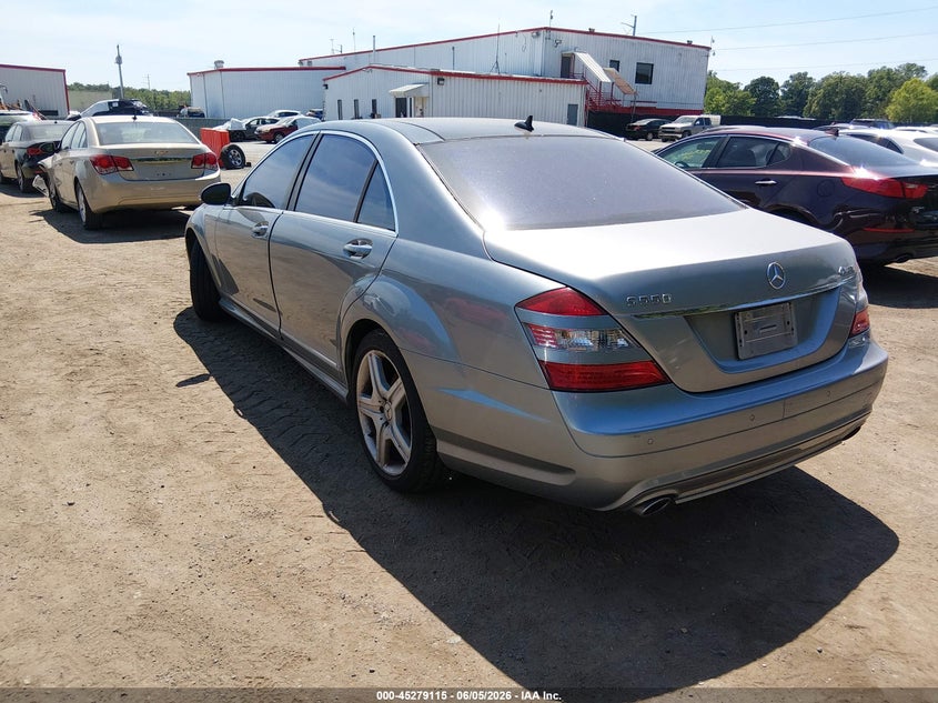2009 Mercedes-benz S class VIN WDDNG86X39A255324 IAAI salvage auction — NORMAL WEAR, Clear (Maryland), sold $1,550 on 2026-07-22 (photo 3)