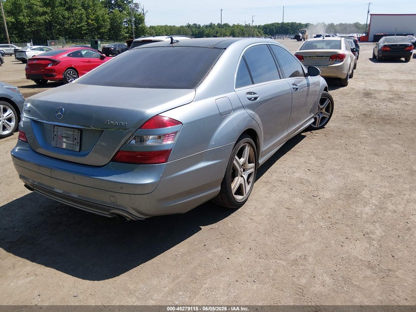 2009 Mercedes-benz S class VIN WDDNG86X39A255324 IAAI salvage auction — NORMAL WEAR, Clear (Maryland), sold $1,550 on 2026-07-22 (photo 4)