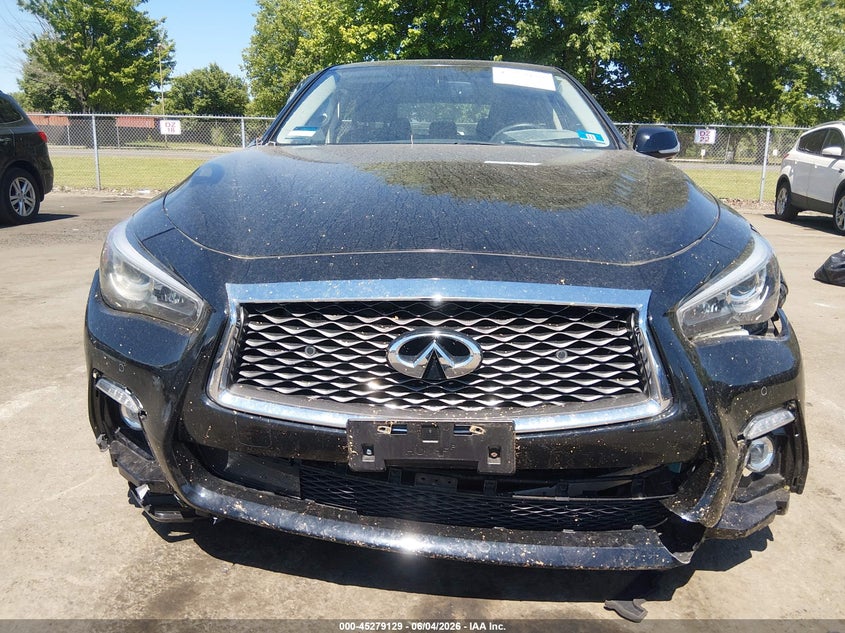 2019 Infiniti Q50 VIN JN1EV7AP1KM541830 IAAI salvage auction — FRONT END, Salvage (New Jersey), sold $3,950 on 2026-10-02 (photo 6)