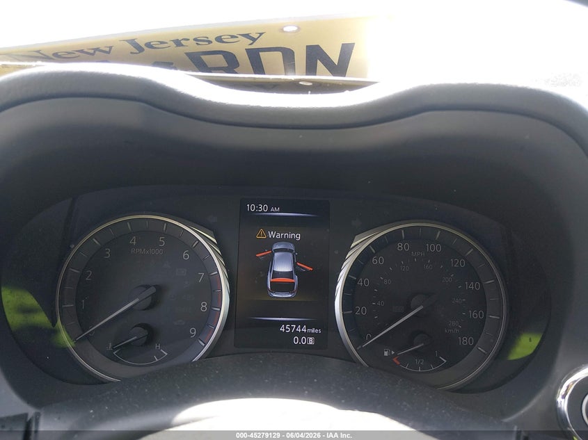 2019 Infiniti Q50 VIN JN1EV7AP1KM541830 IAAI salvage auction — FRONT END, Salvage (New Jersey), sold $3,950 on 2026-10-02 (photo 7)