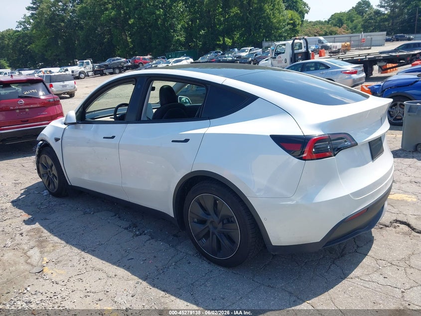 2021 Tesla Model y VIN 5YJYGDEDXMF103015 IAAI salvage auction — LEFT FRONT, Salvage (Georgia), sold $8,450 on 2026-07-30 (photo 3)