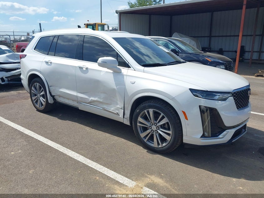 2020 Cadillac Xt6 VIN 1GYKPCRS3LZ181874 IAAI salvage auction — RIGHT SIDE, Salvage (Mississippi), sold $6,600 on 2026-07-23 (photo 1)