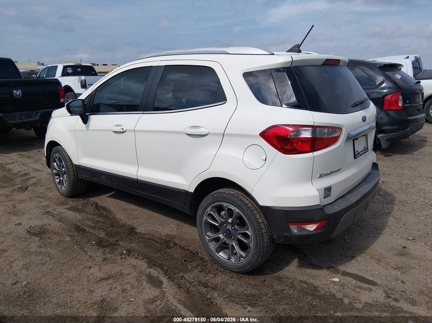 2019 Ford Ecosport VIN MAJ6S3KL4KC290036 IAAI salvage auction — HAIL, Salvage Title, sold $3,550 on 2026-07-24 (photo 3)