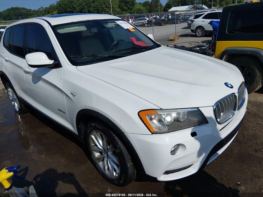 2014 BMW X3 VIN 5UXWX9C58E0D41902 IAAI salvage auction — LEFT SIDE, Salvage (West Virginia), sold $300 on 2026-07-16 (photo 1)