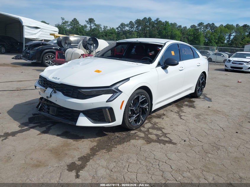 2026 Kia K5 VIN KNAG64J76T5423279 IAAI salvage auction — ROOF, Salvage Title, sold $6,050 on 2026-07-24 (photo 2)