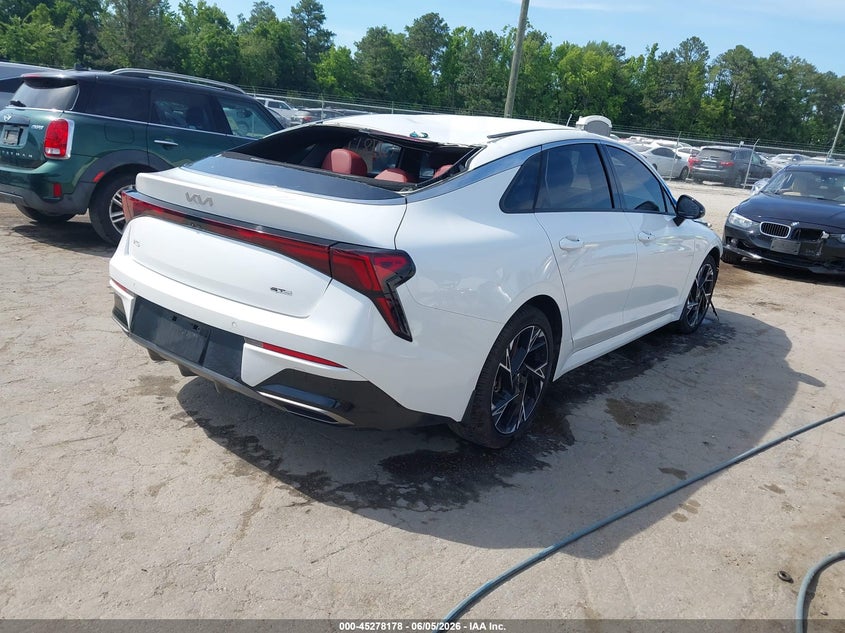 2026 Kia K5 VIN KNAG64J76T5423279 IAAI salvage auction — ROOF, Salvage Title, sold $6,050 on 2026-07-24 (photo 4)