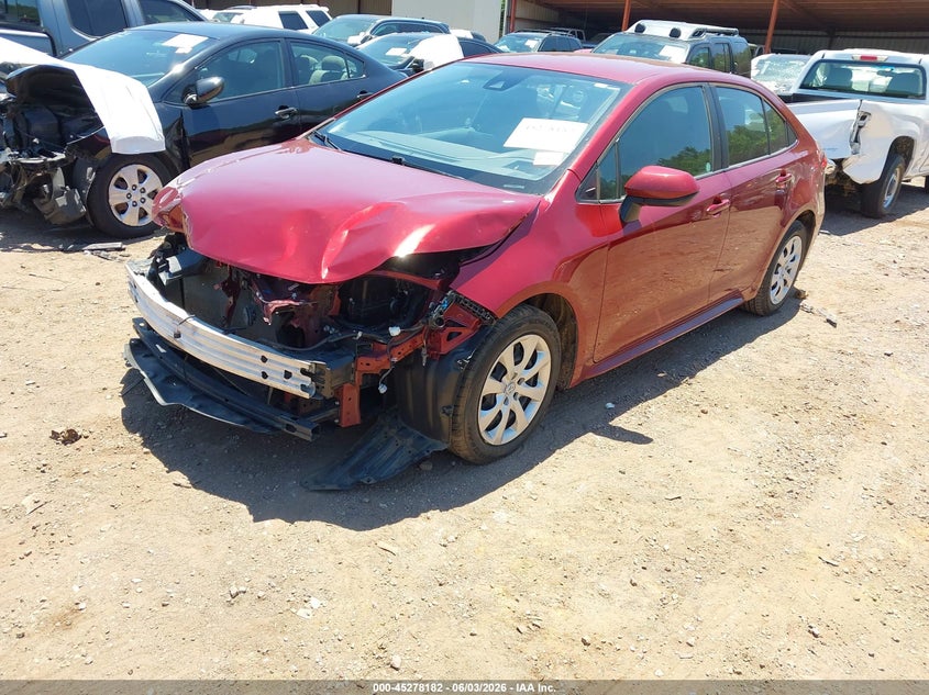 2022 Toyota Corolla VIN 5YFEPMAE6NP355819 IAAI salvage auction — FRONT END, Salvage Title, sold $2,500 on 2026-07-22 (photo 2)
