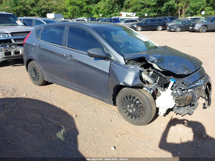 2012 Hyundai Accent VIN KMHCT5AE7CU046445 IAAI salvage auction — FRONT END, Salvage Title, sold $400 on 2026-07-08 (photo 1)