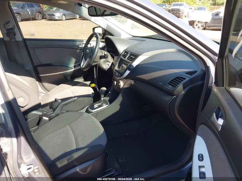 2012 Hyundai Accent VIN KMHCT5AE7CU046445 IAAI salvage auction — FRONT END, Salvage Title, sold $400 on 2026-07-08 (photo 5)
