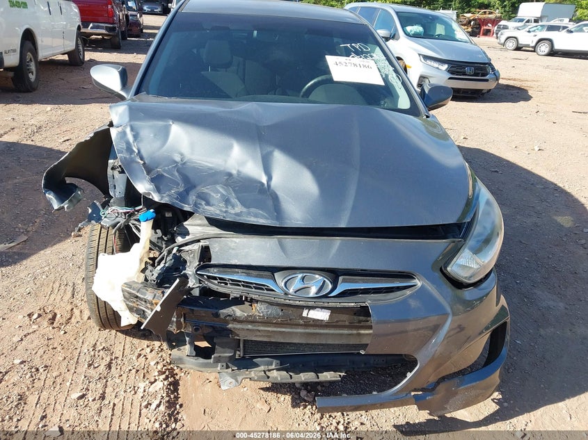 2012 Hyundai Accent VIN KMHCT5AE7CU046445 IAAI salvage auction — FRONT END, Salvage Title, sold $400 on 2026-07-08 (photo 6)