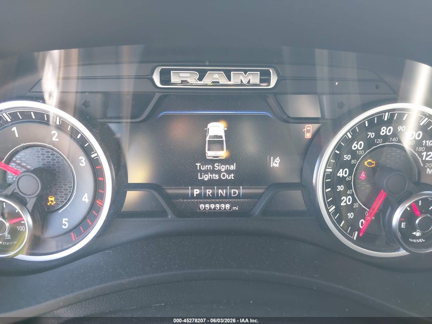 2021 Ram 2500 VIN 3C6UR5FL7MG579745 IAAI salvage auction — FRONT END, Salvage Title, sold $13,500 on 2026-07-29 (photo 7)