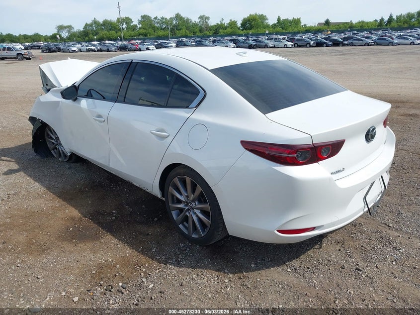2019 Mazda 3 VIN 3MZBPAEM8KM103766 IAAI salvage auction — FRONT END, Salvage Title, sold $600 on 2026-07-29 (photo 3)