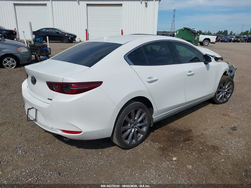 2019 Mazda 3 VIN 3MZBPAEM8KM103766 IAAI salvage auction — FRONT END, Salvage Title, sold $600 on 2026-07-29 (photo 4)