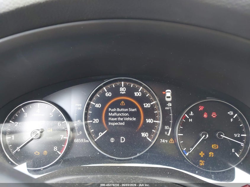 2019 Mazda 3 VIN 3MZBPAEM8KM103766 IAAI salvage auction — FRONT END, Salvage Title, sold $600 on 2026-07-29 (photo 7)