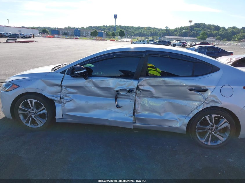 2017 Hyundai Elantra VIN KMHD84LF1HU266905 IAAI salvage auction — SIDE, Salvage Title, sold $1,400 on 2026-07-21 (photo 6)