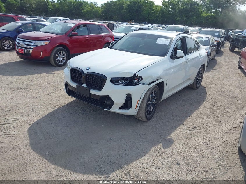 2023 BMW X4 VIN 5UX33DT01P9R66241 IAAI salvage auction — LEFT FRONT, Salvage (Iowa), sold $19,000 on 2026-07-28 (photo 2)