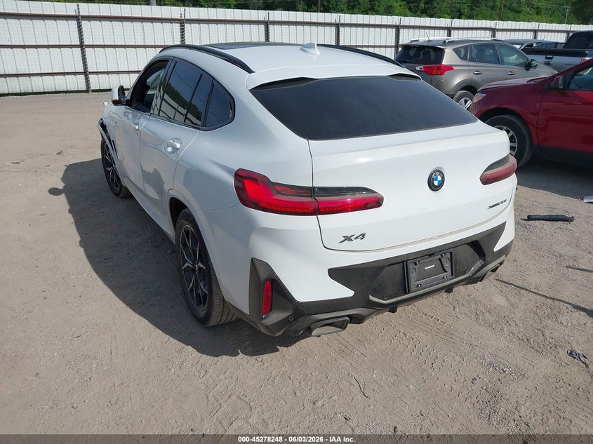 2023 BMW X4 VIN 5UX33DT01P9R66241 IAAI salvage auction — LEFT FRONT, Salvage (Iowa), sold $19,000 on 2026-07-28 (photo 3)