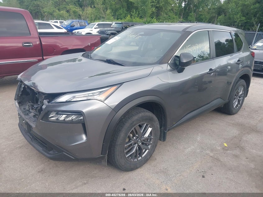 2021 Nissan Rogue VIN JN8AT3AB9MW205711 IAAI salvage auction — FRONT END, Salvage Title, sold $4,875 on 2026-07-29 (photo 2)
