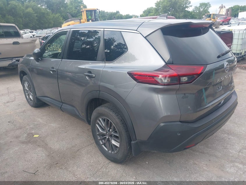 2021 Nissan Rogue VIN JN8AT3AB9MW205711 IAAI salvage auction — FRONT END, Salvage Title, sold $4,875 on 2026-07-29 (photo 3)