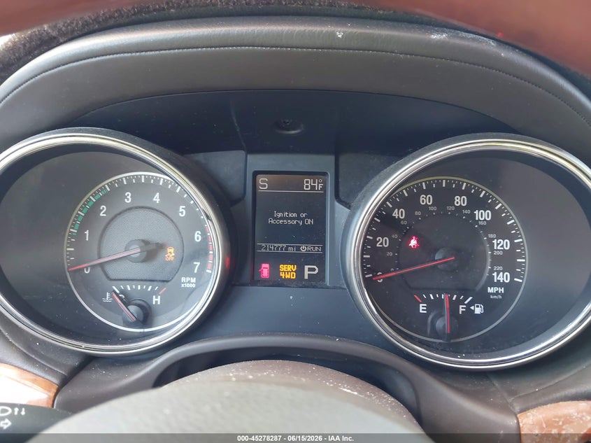 2012 Jeep Grand cherokee VIN 1C4RJFCT2CC220773 IAAI salvage auction — NORMAL WEAR, Clear (Illinois), sold $550 on 2026-07-30 (photo 7)