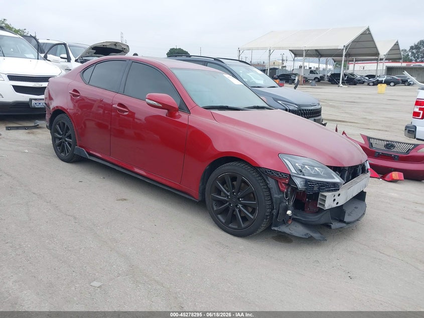 2009 Lexus Is 250 VIN JTHBK262695104823 IAAI salvage auction — REAR END, Salvage (California), sold $2,050 on 2026-07-30 (photo 1)