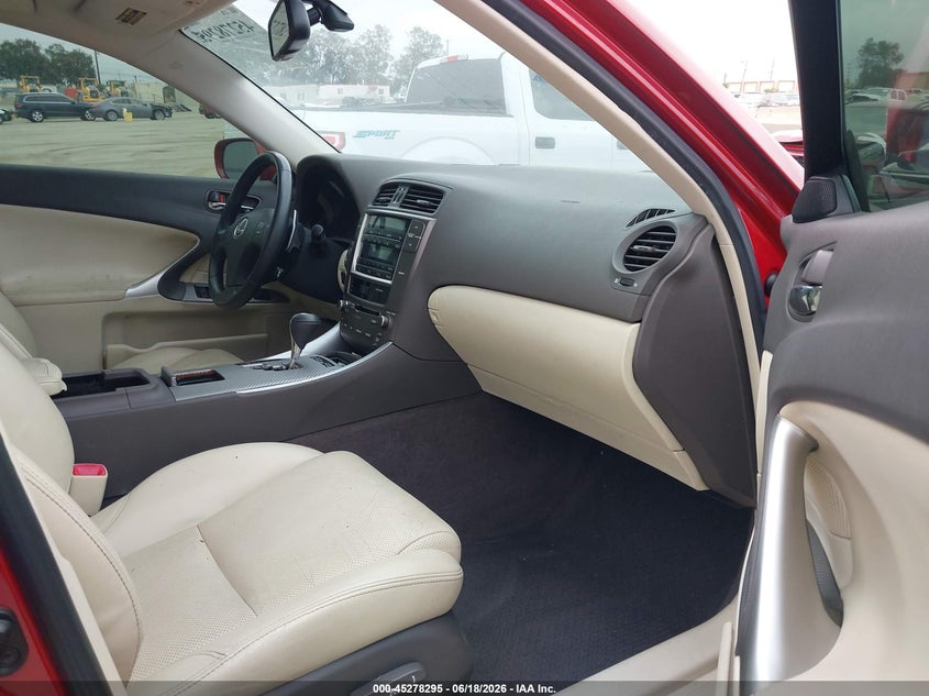 2009 Lexus Is 250 VIN JTHBK262695104823 IAAI salvage auction — REAR END, Salvage (California), sold $2,050 on 2026-07-30 (photo 5)