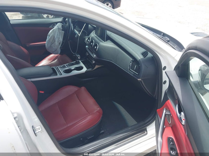 2018 Kia Stinger VIN KNAE45LC3J6036788 IAAI salvage auction — FRONT END, Salvage Title, sold $3,975 on 2026-08-01 (photo 5)