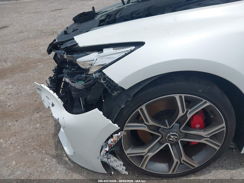 2018 Kia Stinger VIN KNAE45LC3J6036788 IAAI salvage auction — FRONT END, Salvage Title, sold $3,975 on 2026-08-01 (photo 6)