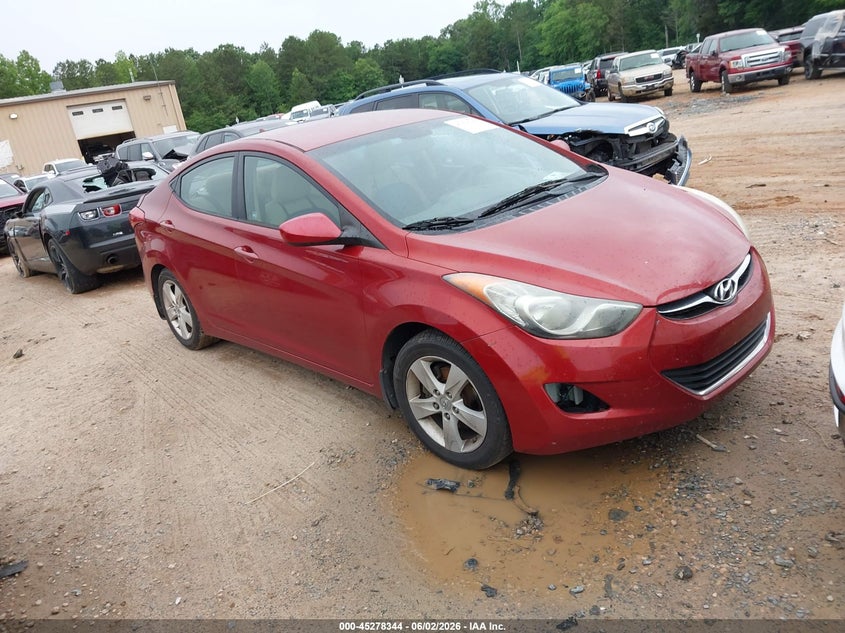 2012 Hyundai Elantra VIN KMHDH4AE7CU355980 IAAI salvage auction — REAR END, Salvage Title, sold $575 on 2026-07-20 (photo 1)