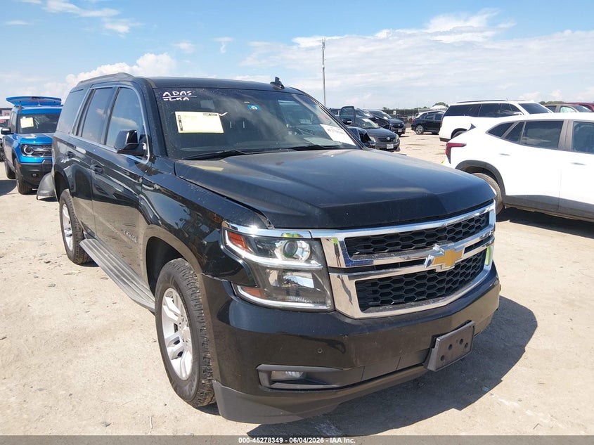 2015 Chevrolet Tahoe VIN 1GNSCBKC4FR698899 IAAI salvage auction — FRONT END, Original (Texas), sold $3,150 on 2026-07-09 (photo 1)