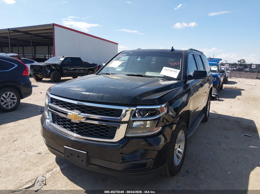 2015 Chevrolet Tahoe VIN 1GNSCBKC4FR698899 IAAI salvage auction — FRONT END, Original (Texas), sold $3,150 on 2026-07-09 (photo 2)