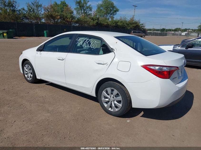 2015 Toyota Corolla VIN 5YFBURHE8FP239084 IAAI salvage auction — LEFT SIDE, Salvage Title, sold $3,050 on 2026-07-18 (photo 3)