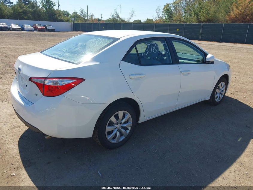 2015 Toyota Corolla VIN 5YFBURHE8FP239084 IAAI salvage auction — LEFT SIDE, Salvage Title, sold $3,050 on 2026-07-18 (photo 4)