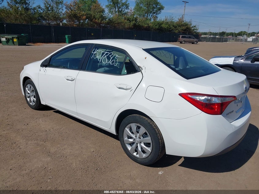2015 Toyota Corolla VIN 5YFBURHE8FP239084 IAAI salvage auction — LEFT SIDE, Salvage Title, sold $3,050 on 2026-07-18 (photo 6)