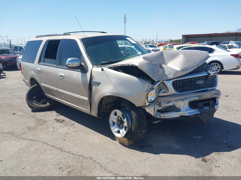 1998 Ford Expedition VIN 1FMRU17L4WLC14252 IAAI salvage auction — FRONT END, Salvage (Arizona), sold $325 on 2026-07-09 (photo 1)