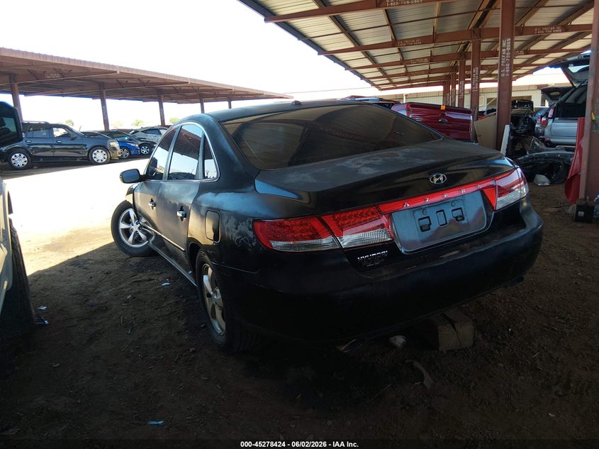 2007 Hyundai Azera VIN KMHFC46D07A188179 IAAI salvage auction — LEFT FRONT, Salvage (Arizona), sold $550 on 2026-07-28 (photo 3)