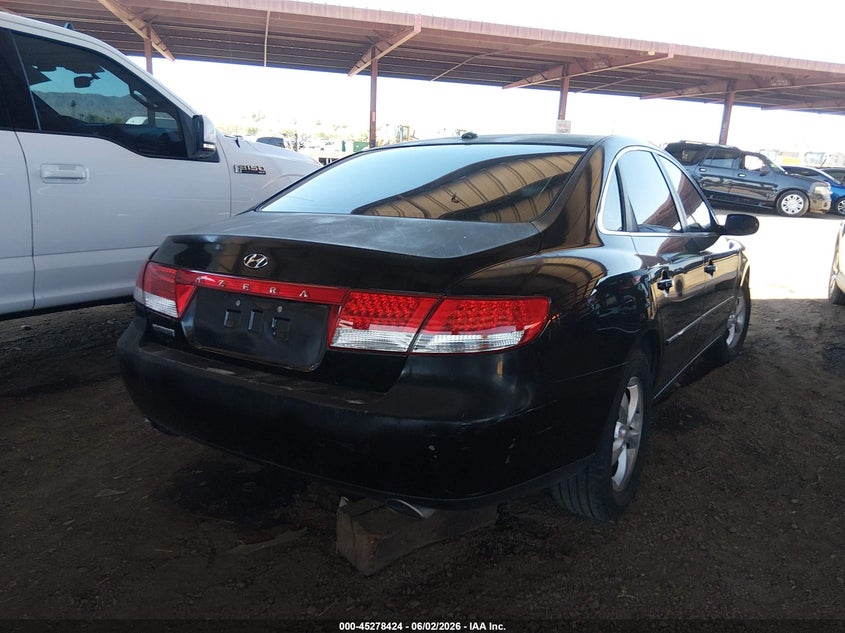 2007 Hyundai Azera VIN KMHFC46D07A188179 IAAI salvage auction — LEFT FRONT, Salvage (Arizona), sold $550 on 2026-07-28 (photo 4)