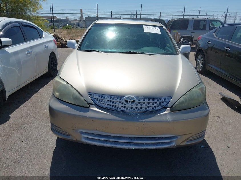 2002 Toyota Camry VIN 4T1BF30K32U504561 IAAI salvage auction — THEFT, Salvage (Arizona), sold $1,050 on 2026-07-09 (photo 6)