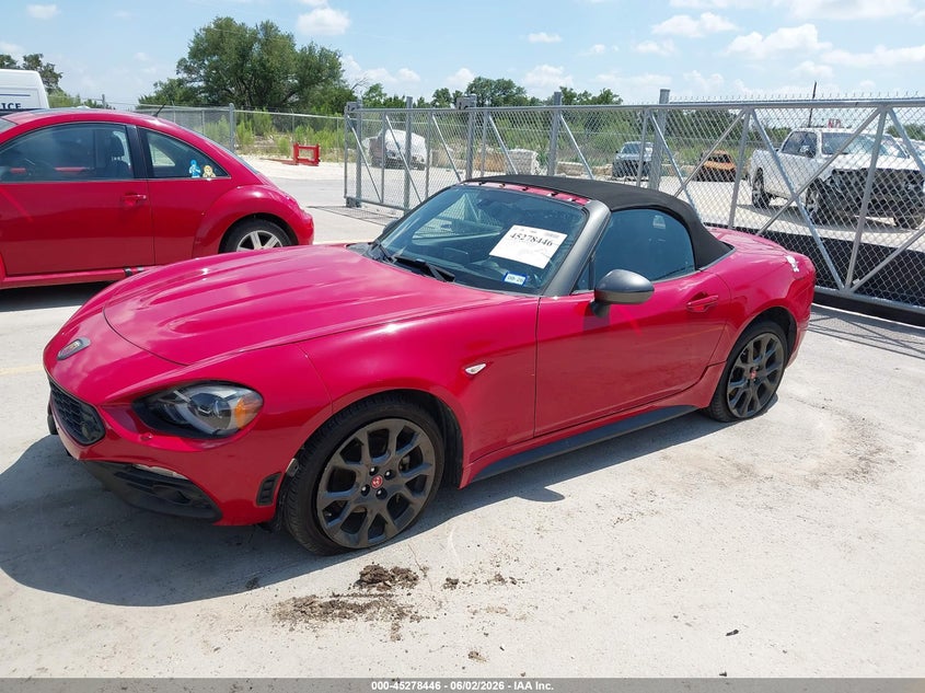 2017 Fiat 124 spider VIN JC1NFAEK0H0115954 IAAI salvage auction — SIDE, Salvage (Texas), sold $5,200 on 2026-08-13 (photo 2)