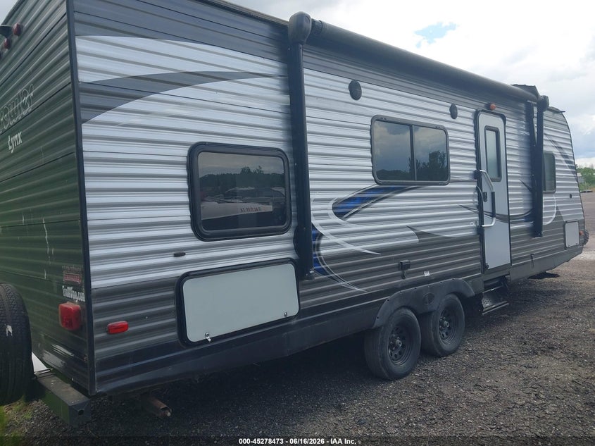2018 Heartland Prowler VIN 5SFPB2923JE351060 IAAI salvage auction — STORM DAMAGE, Clear (Michigan), sold $2,375 on 2026-07-26 (photo 4)