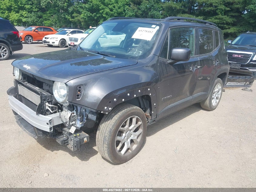 2017 Jeep Renegade VIN ZACCJBBB1HPF46252 IAAI salvage auction — FRONT END, Mv-907A (New York), sold $725 on 2026-07-06 (photo 2)
