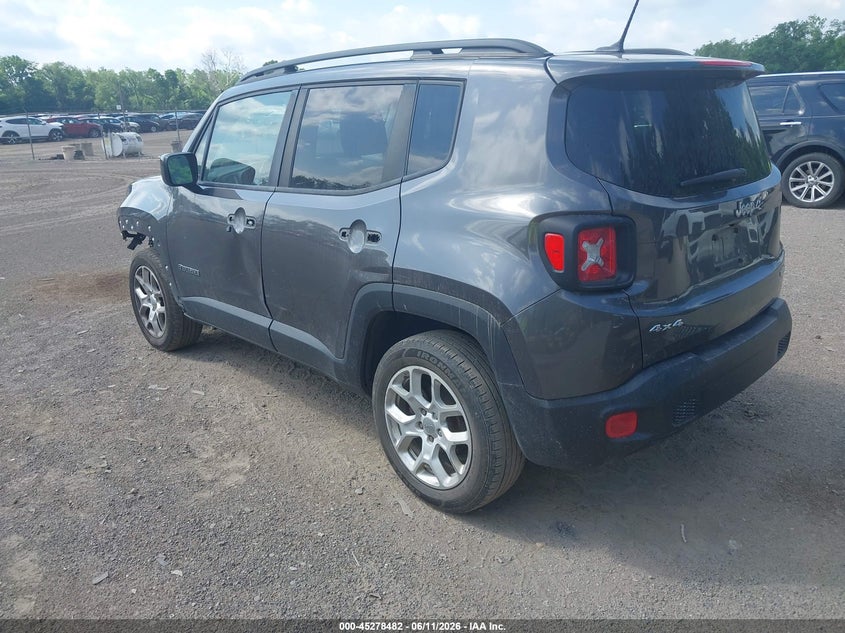 2017 Jeep Renegade VIN ZACCJBBB1HPF46252 IAAI salvage auction — FRONT END, Mv-907A (New York), sold $725 on 2026-07-06 (photo 3)