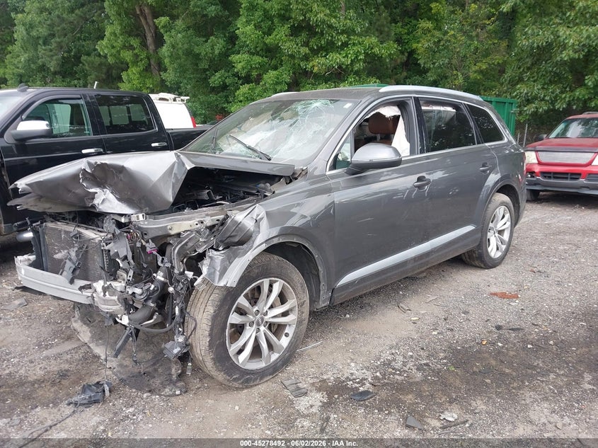 2018 Audi Q7 VIN WA1AHAF72JD041502 IAAI salvage auction — FRONT END, Salvage Title, sold $1,200 on 2026-07-11 (photo 2)