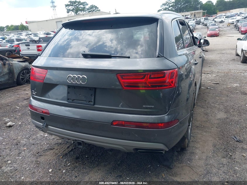 2018 Audi Q7 VIN WA1AHAF72JD041502 IAAI salvage auction — FRONT END, Salvage Title, sold $1,200 on 2026-07-11 (photo 4)