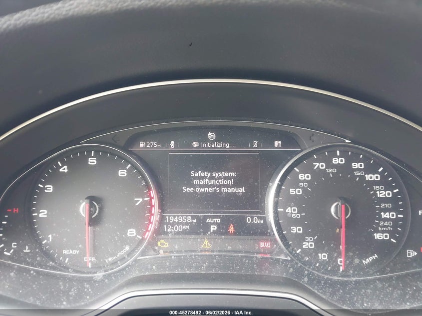 2018 Audi Q7 VIN WA1AHAF72JD041502 IAAI salvage auction — FRONT END, Salvage Title, sold $1,200 on 2026-07-11 (photo 7)