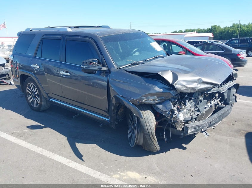 2016 Toyota 4runner VIN JTEZU5JR1G5124941 IAAI salvage auction — RIGHT FRONT, Salvage Title, sold $6,700 on 2026-07-08 (photo 1)