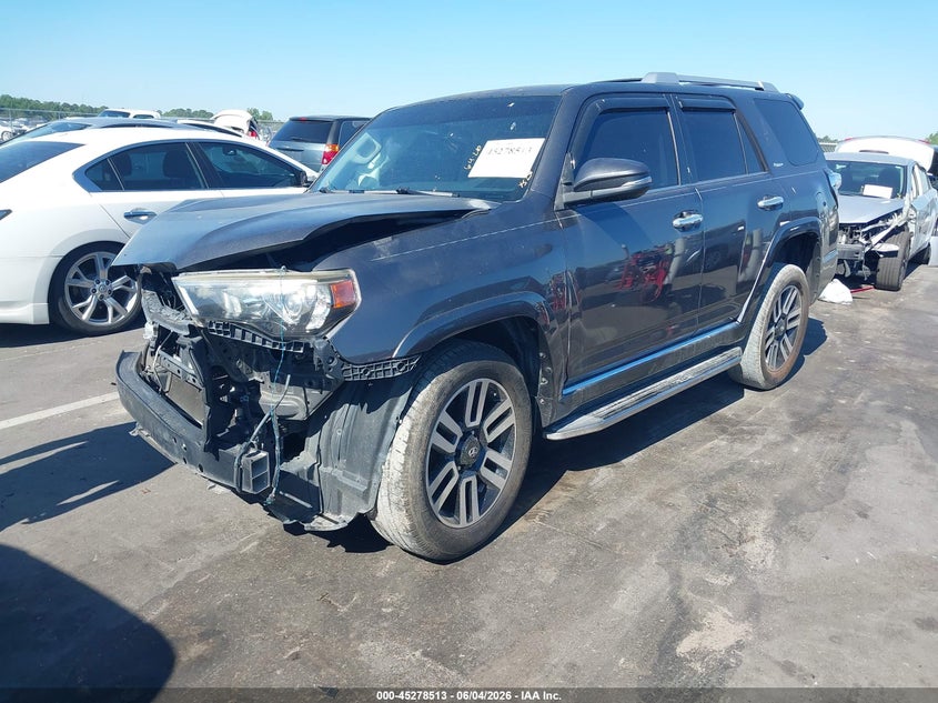 2016 Toyota 4runner VIN JTEZU5JR1G5124941 IAAI salvage auction — RIGHT FRONT, Salvage Title, sold $6,700 on 2026-07-08 (photo 2)