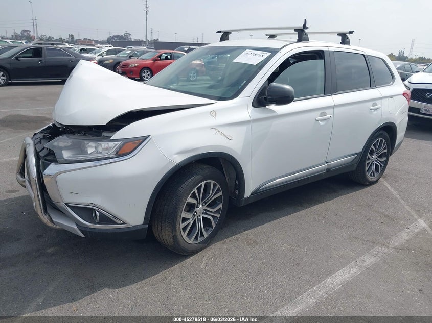 2016 Mitsubishi Outlander VIN JA4AD2A37GZ000347 IAAI salvage auction — FRONT END, Salvage Title, sold $750 on 2026-07-09 (photo 2)