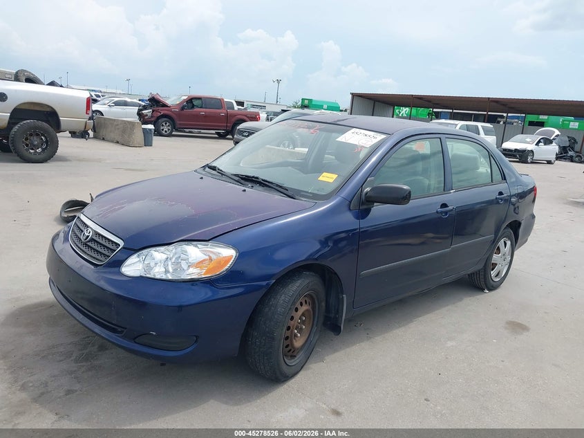 2007 Toyota Corolla VIN JTDBR32E270106761 IAAI salvage auction — RIGHT SIDE, Non-Repairable (Texas), sold $475 on 2026-07-08 (photo 2)